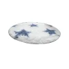 Nordic living room carpet, tie-dyed long wool pattern carpet, ins, modern home bedroom bedside carpet, round floor mat Item Picture